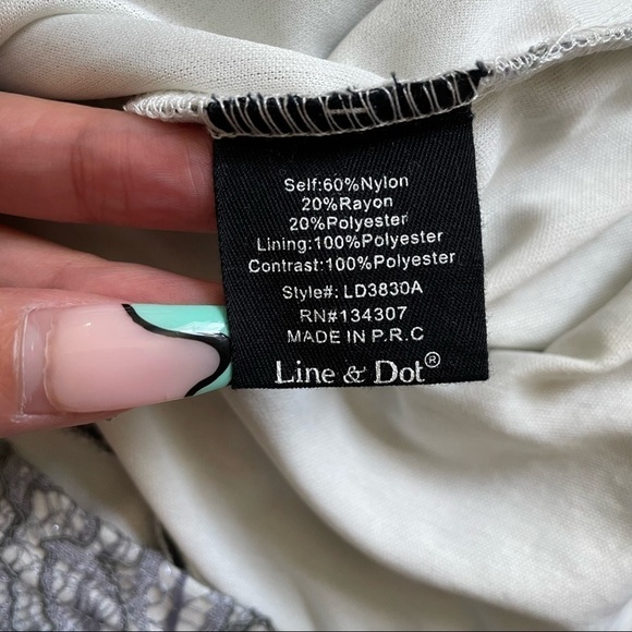 Urban Outfitters Line + Dot Dress Bodycon Cutout Lace Mini gray M - Picture 12 of 16